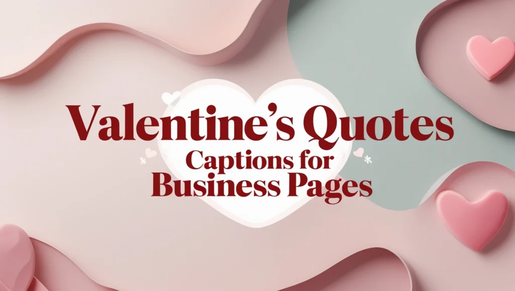 Valentine’s Quotes Captions for Business Pages