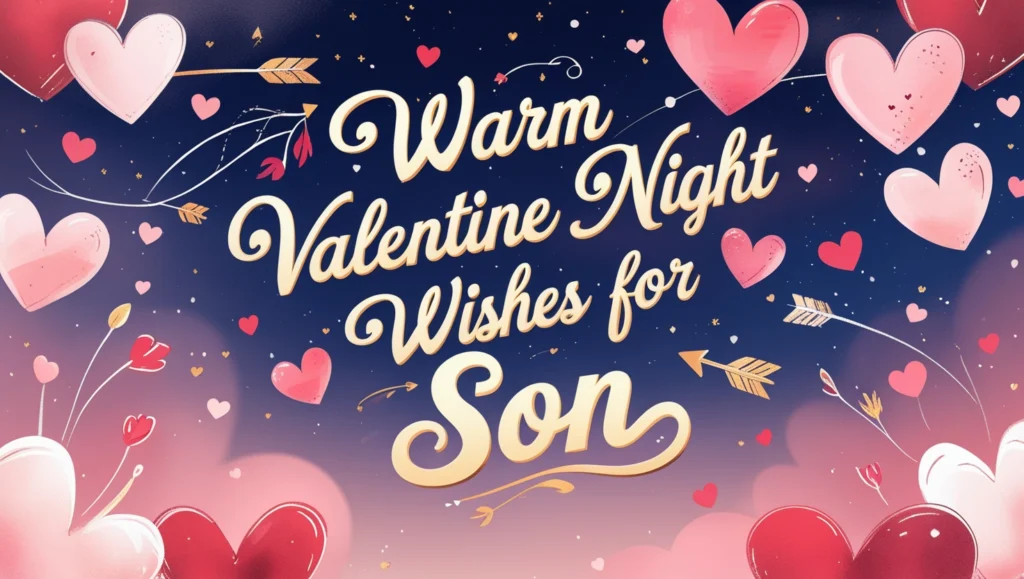Warm Valentine Night Wishes for Son