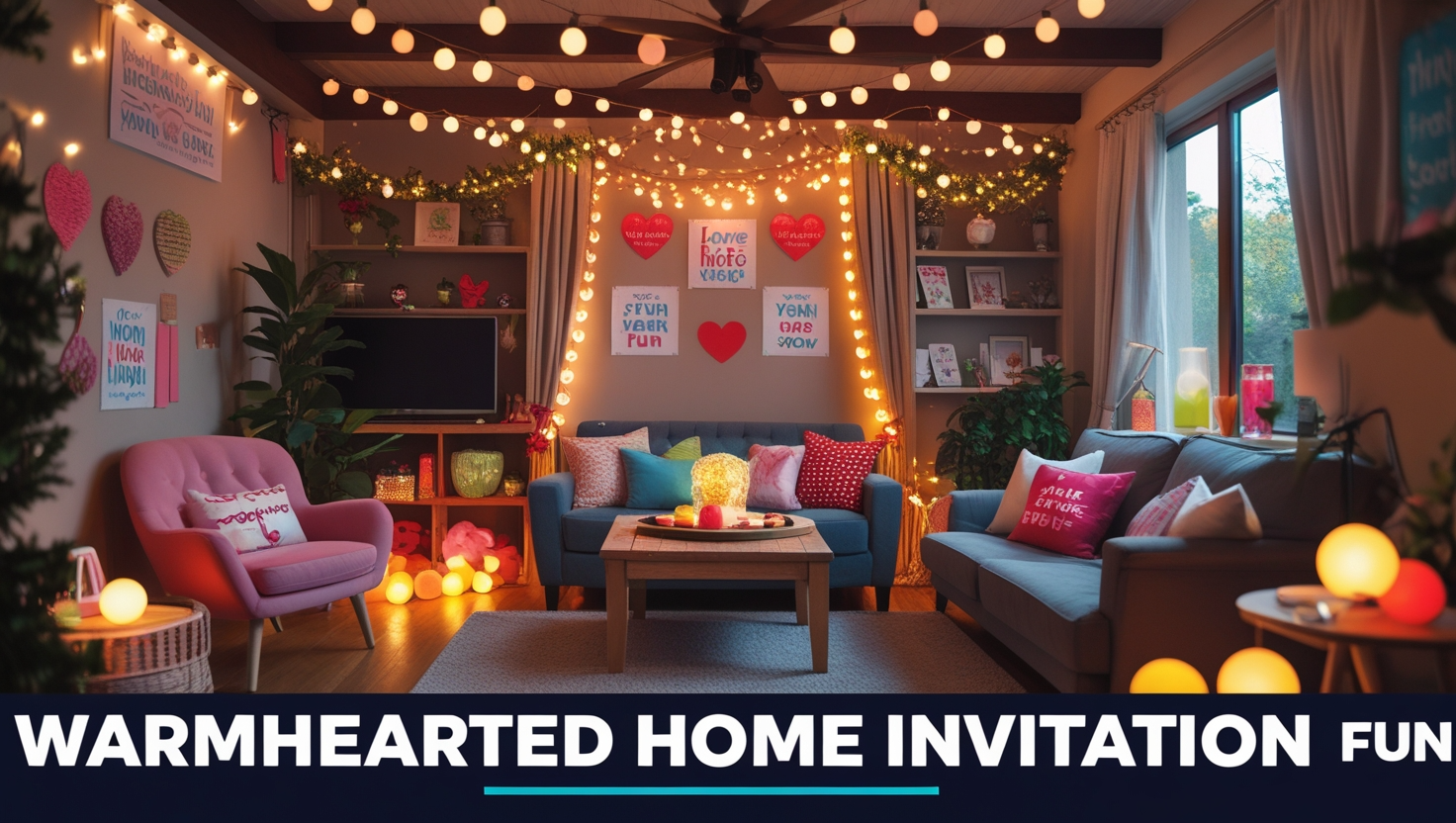 Warmhearted Home Invitation Fun