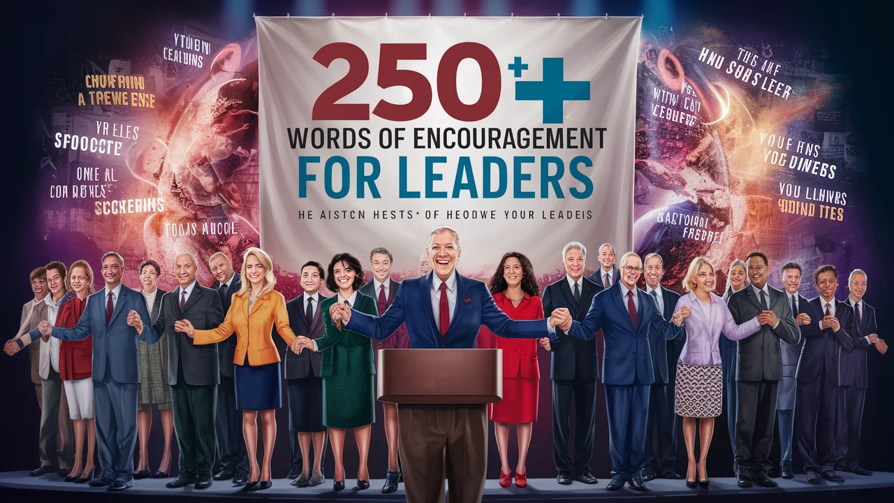 Words of Encouragement for Leaders