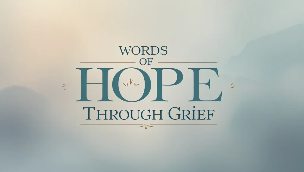 Words of Hope Through Grief