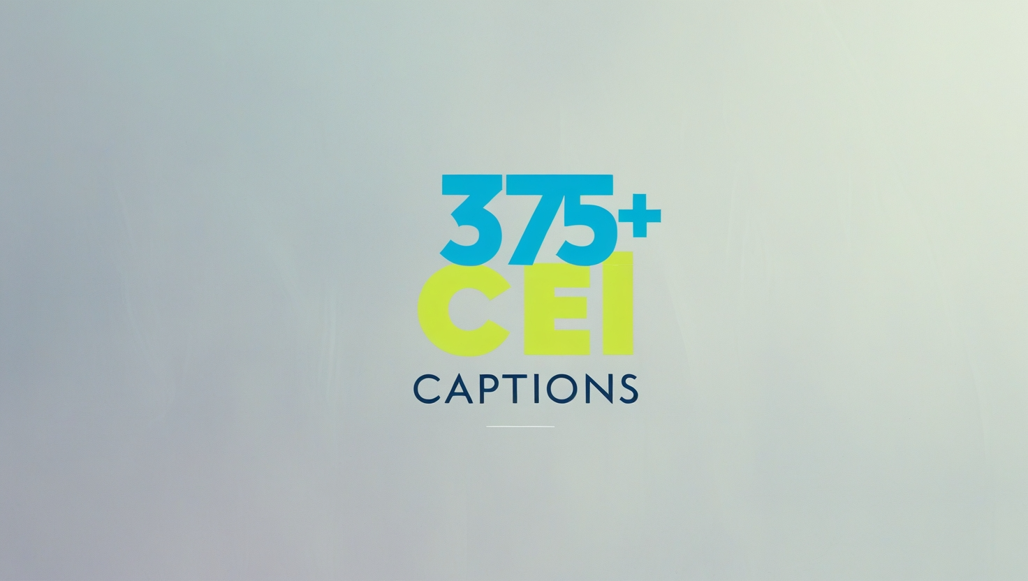 375+ cei captions