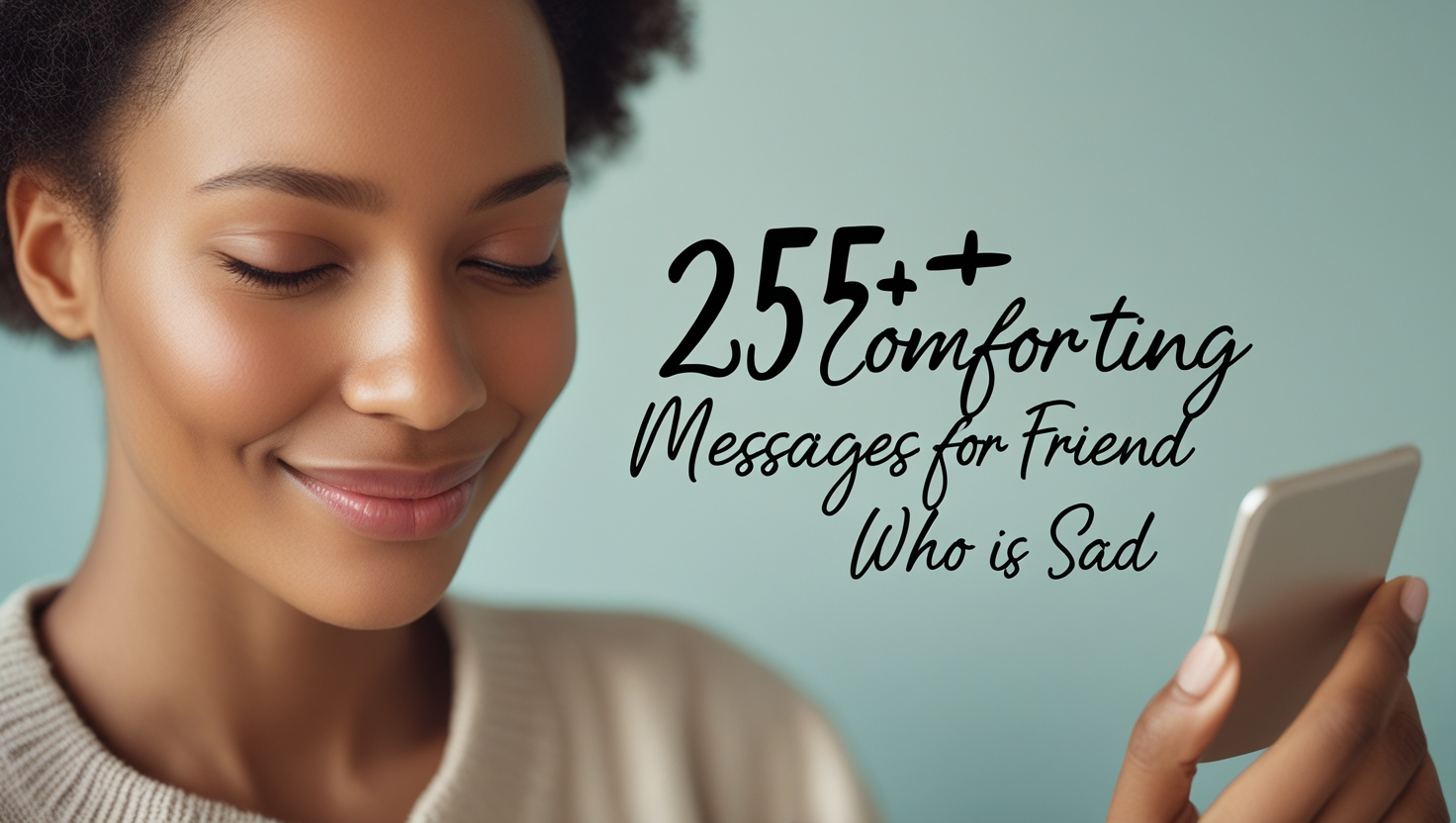 255+ Comforting Messages for a Friend Who Is Sad