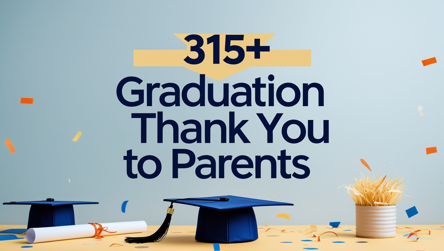 315+ Graduation Thank You Messages to Parents