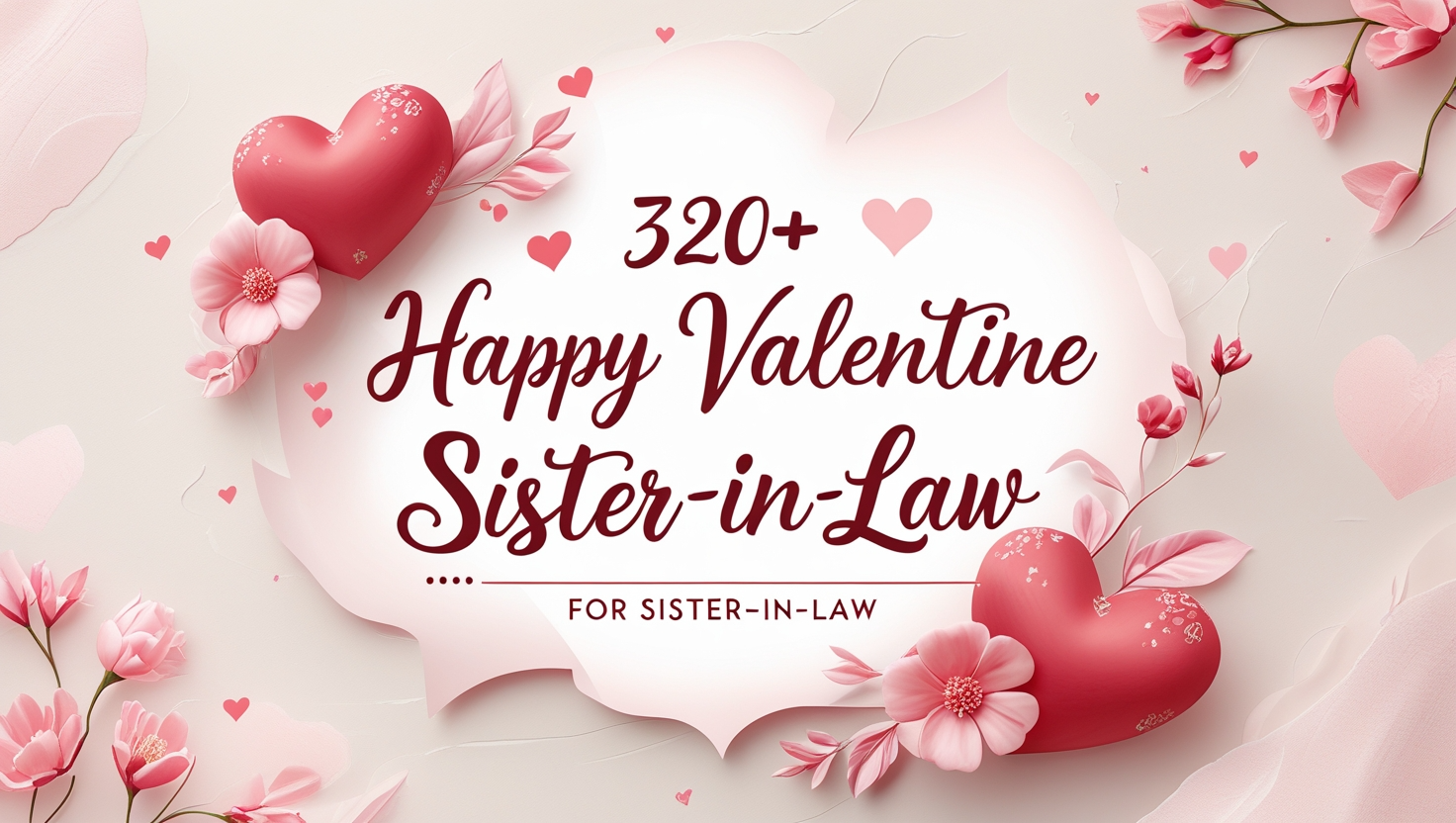 320+ Happy Valentine Messages for Sister-in-Law