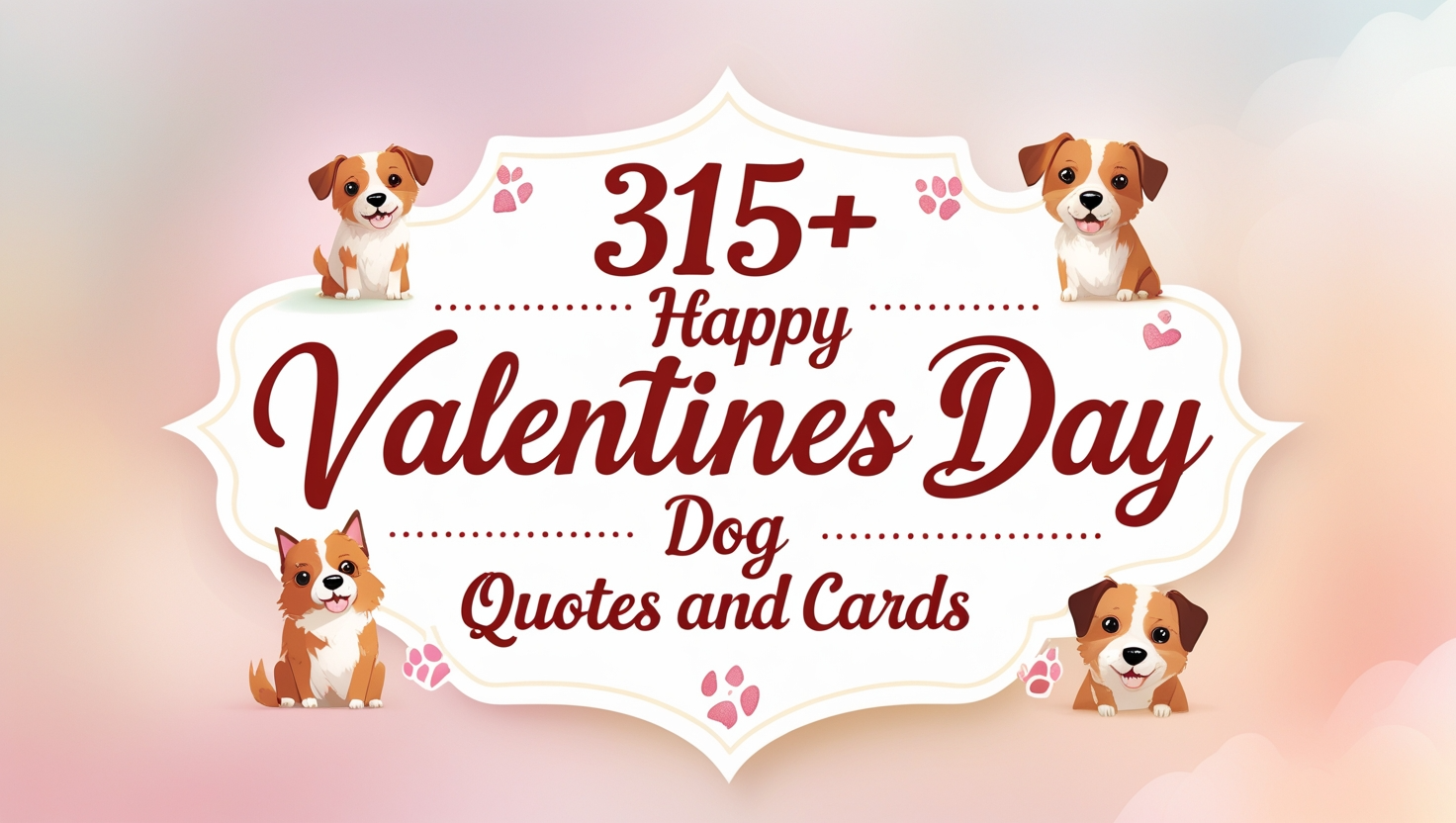 315+ Happy Valentines Day Dog Quotes And Cards