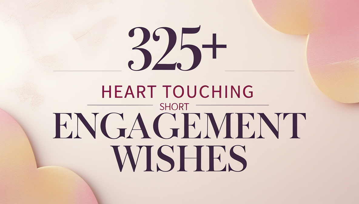 325+ Heart Touching Short Engagement Wishes