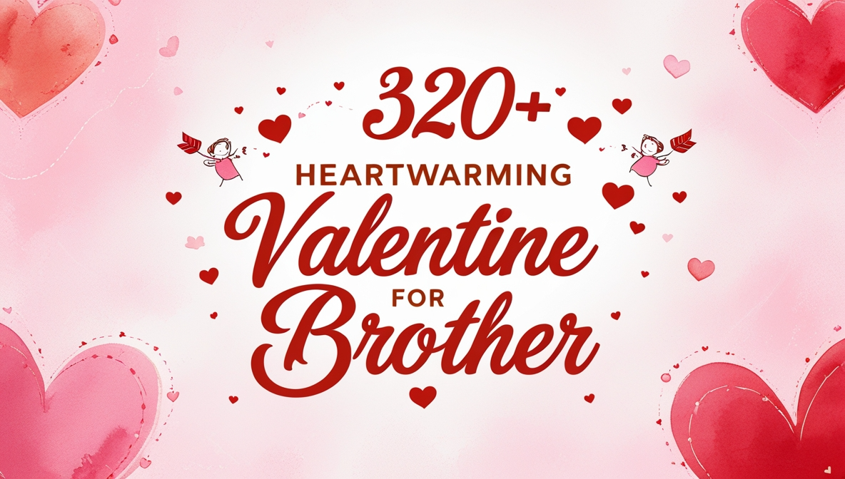 320+ Heartwarming Valentine Quotes for Brother