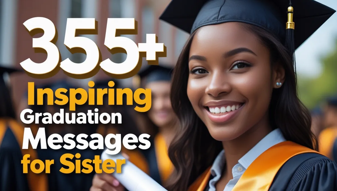 355+ Inspiring Graduation Messages for Sister