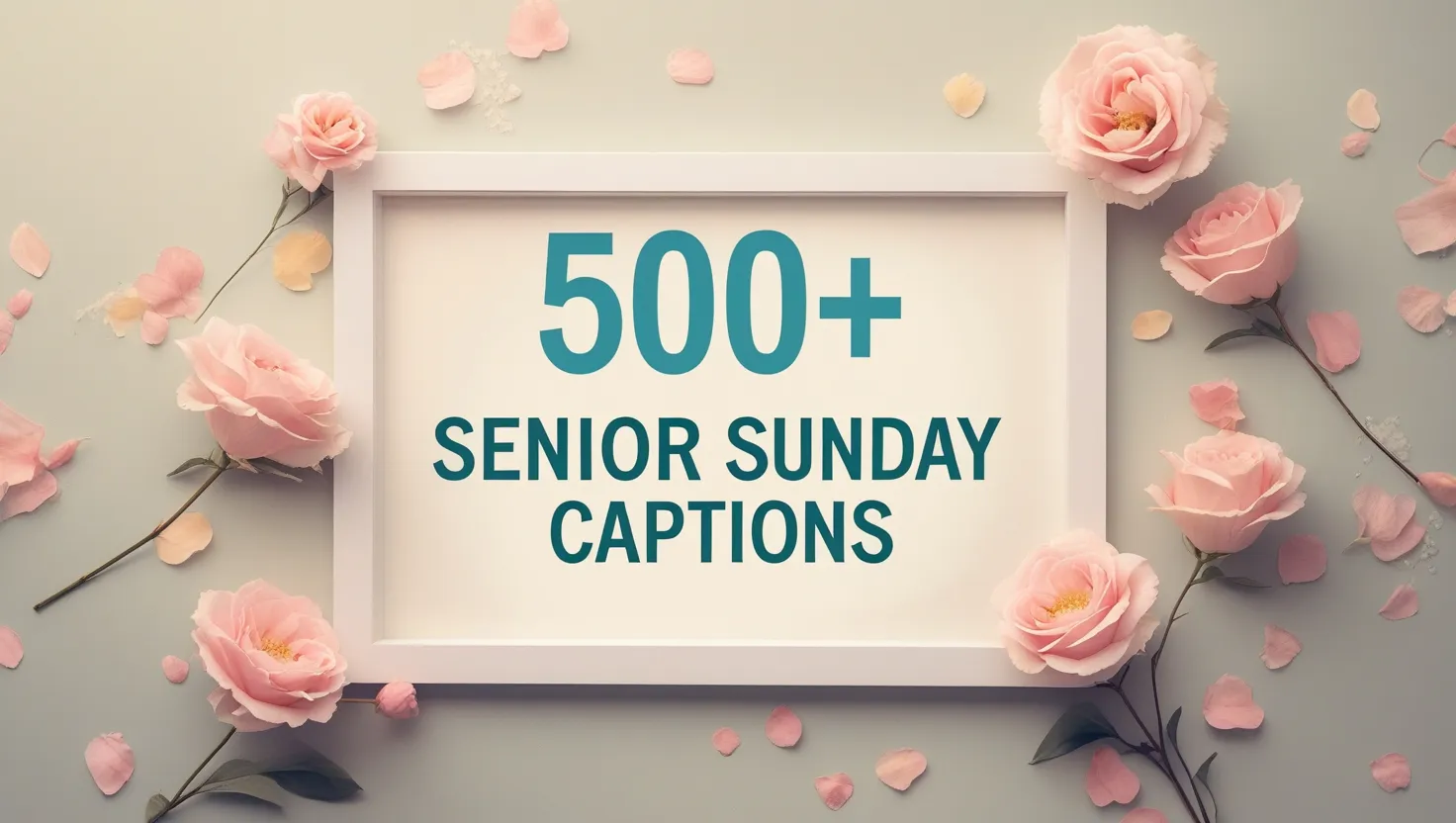 500+ Senior Sunday Captions
