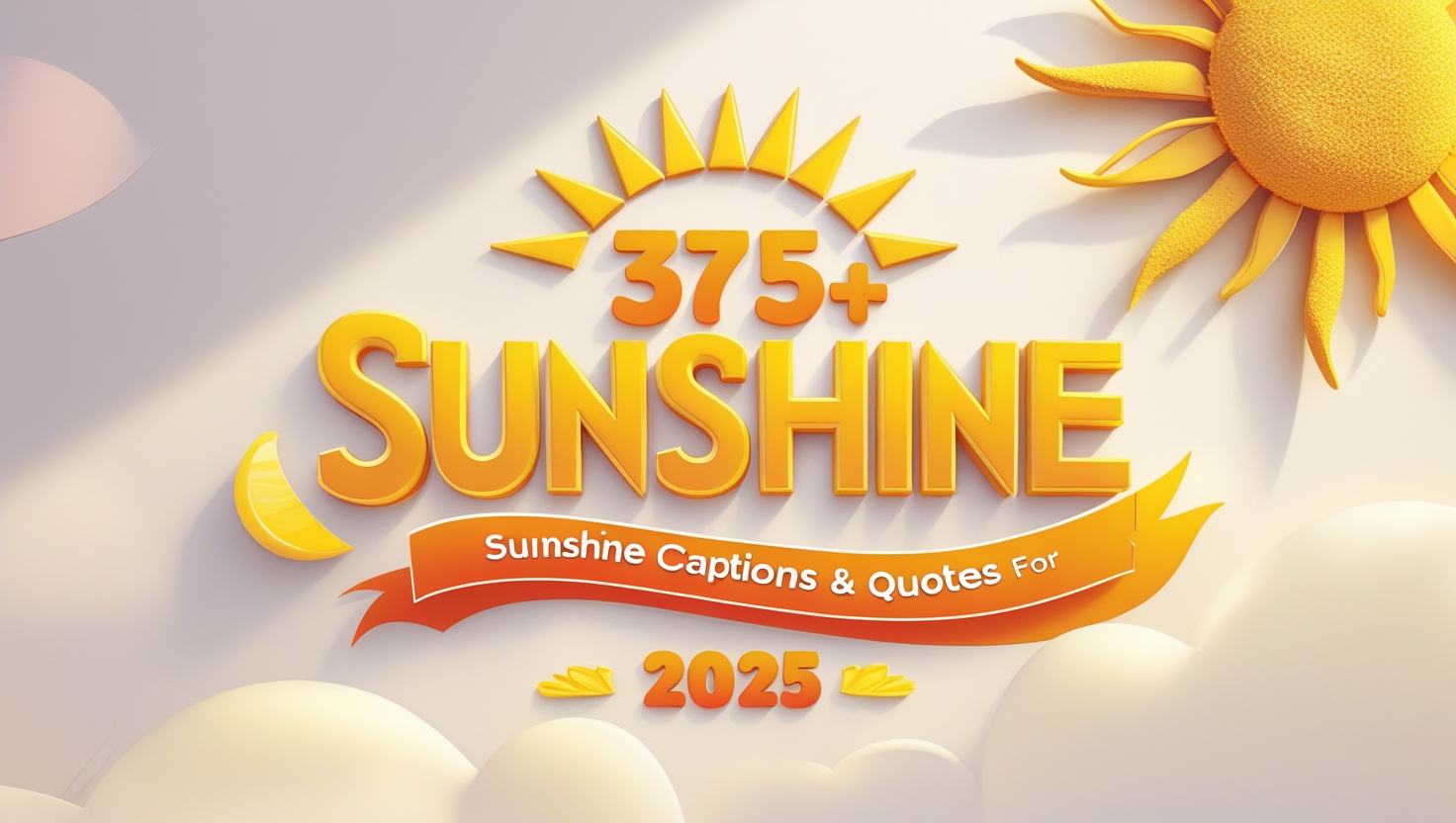 375+ Sunshine Captions & Quotes for Instagram 2025