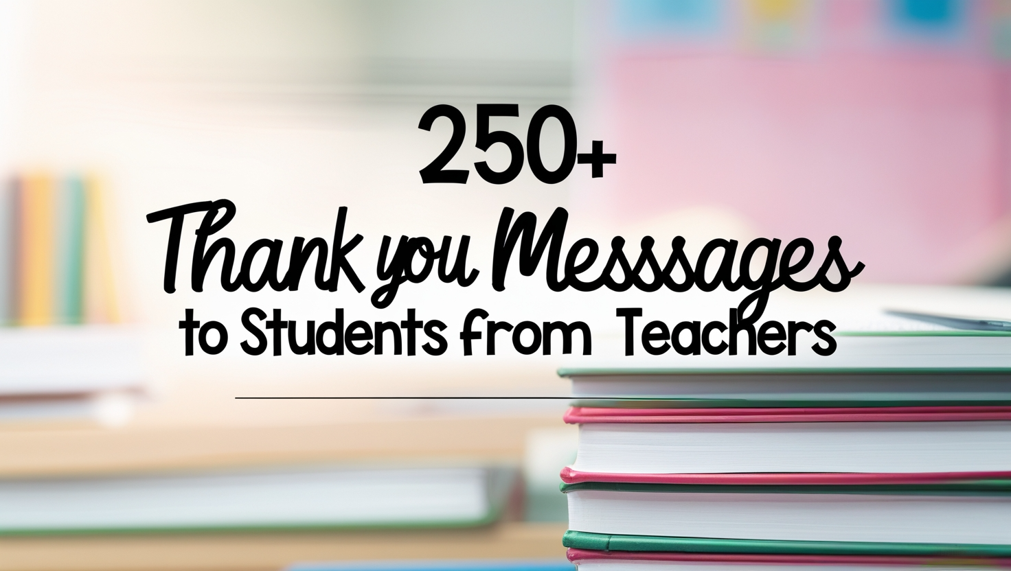 250+ Thank You Messages to Students from Teachers