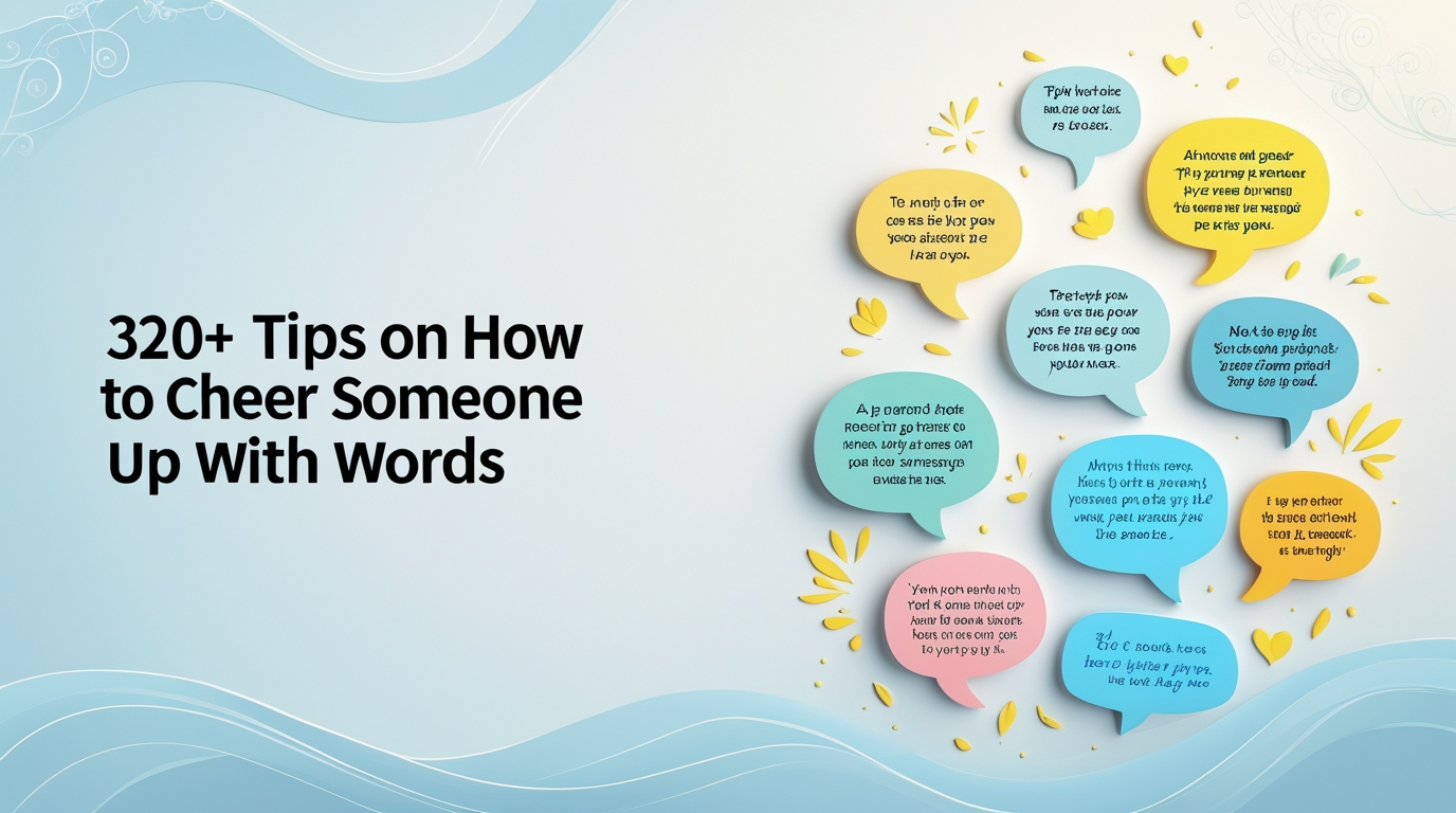 320+ Tips on How to Cheer Someone up With Words