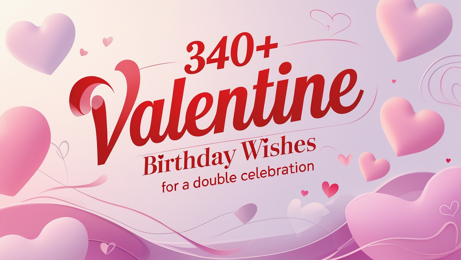 340+ Valentine Birthday Wishes for a Double Celebration