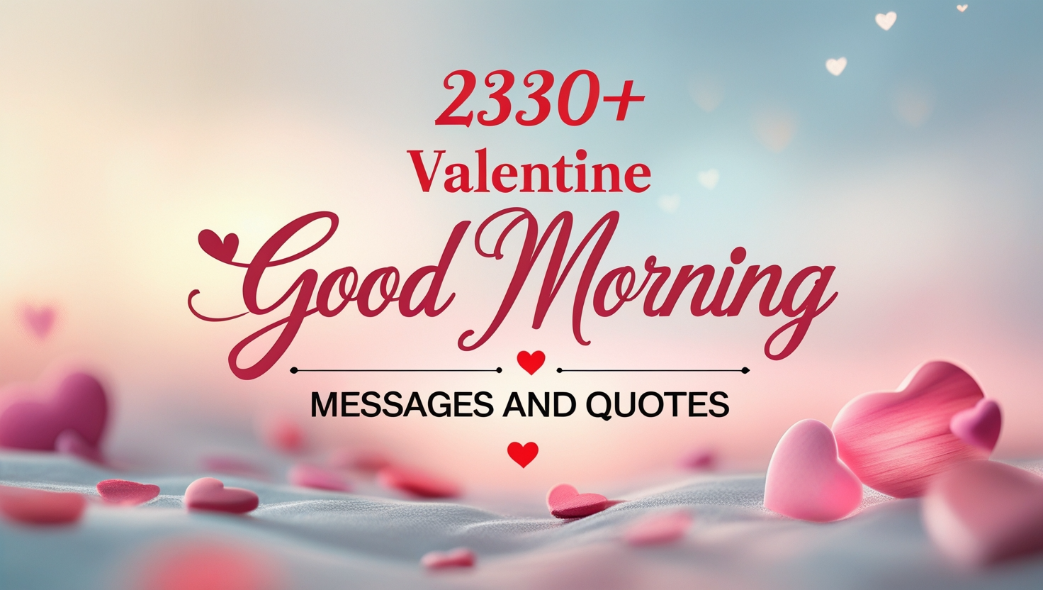 230+ Valentine Good Morning Messages and Quotes