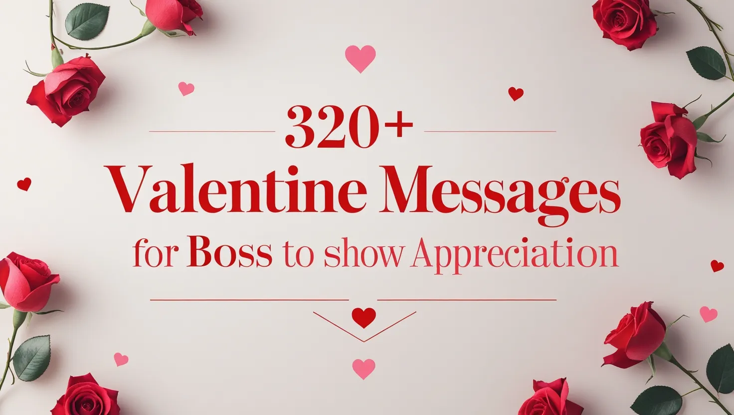 320+ Valentine Messages for Boss to Show Appreciation