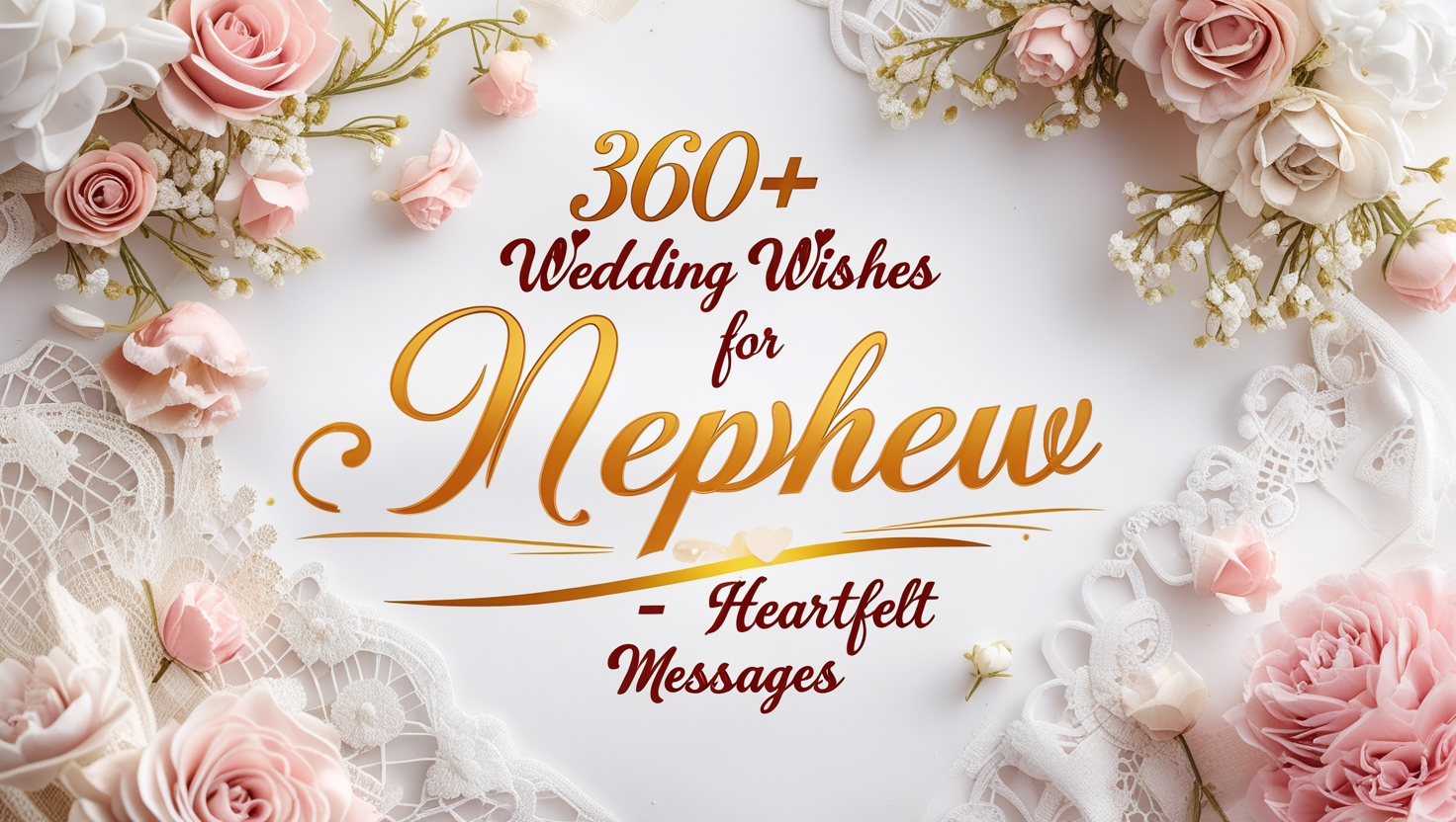 360+ Wedding Wishes for Nephew – Heartfelt Messages