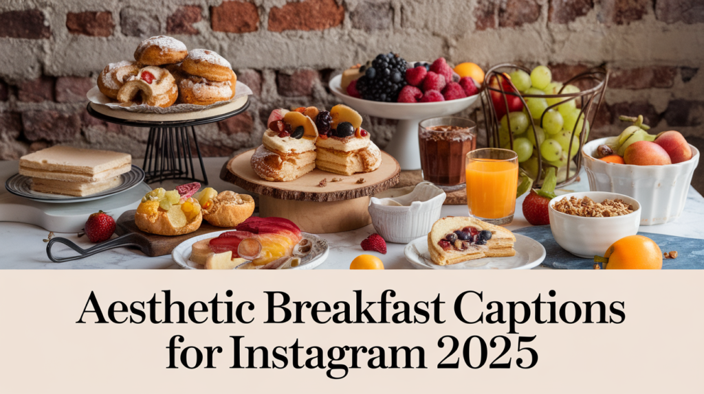 Aesthetic Breakfast Captions for Instagram 2025