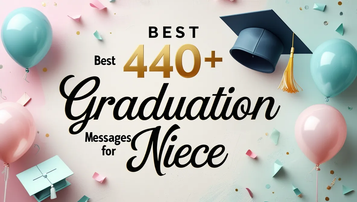 Best 440+ Graduation Messages for Niece