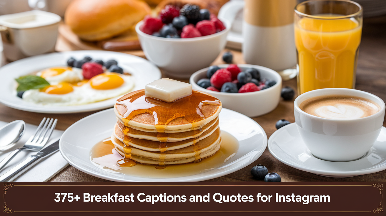 375+ Breakfast Captions and Quotes for Instagram