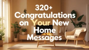 320+ Congratulations on Your New Home Messages