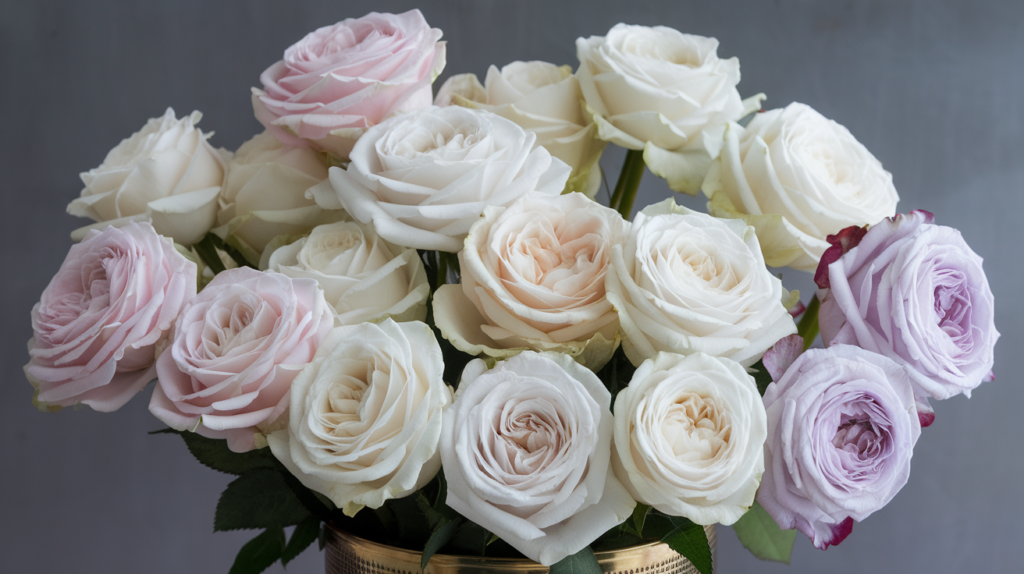 Different Shades of White Roses and Their Subtle Differences
