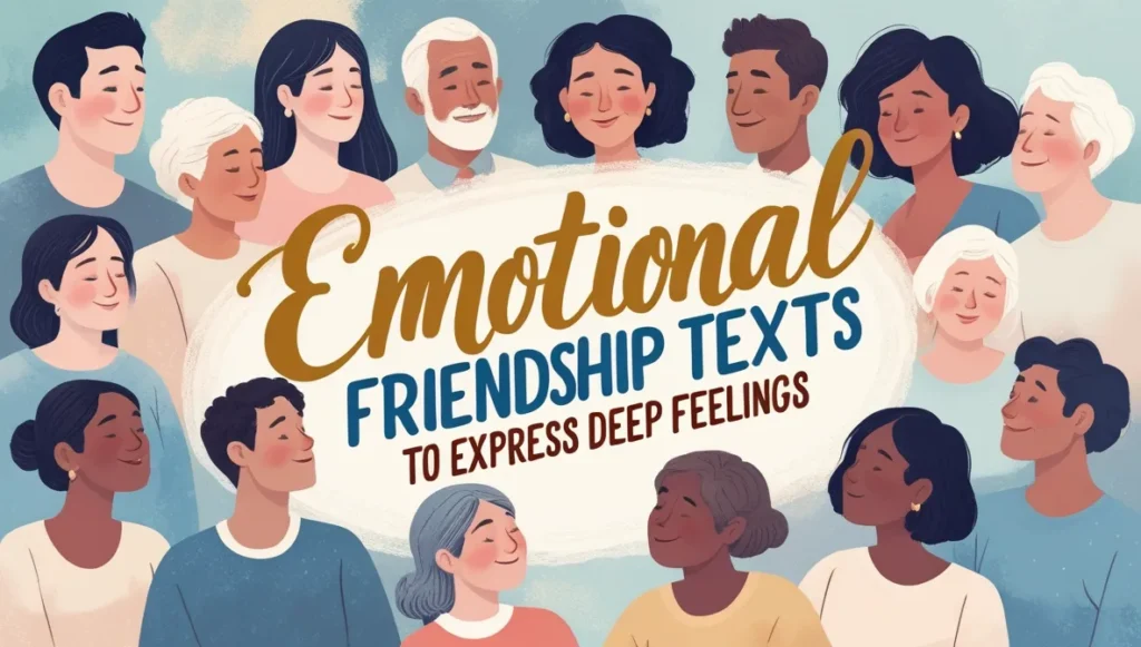 Emotional Friendship Texts to Express Deep Feelings