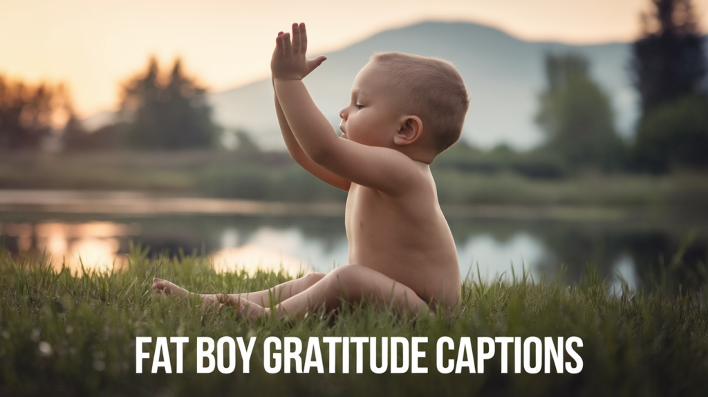 Fat Boy Gratitude Captions