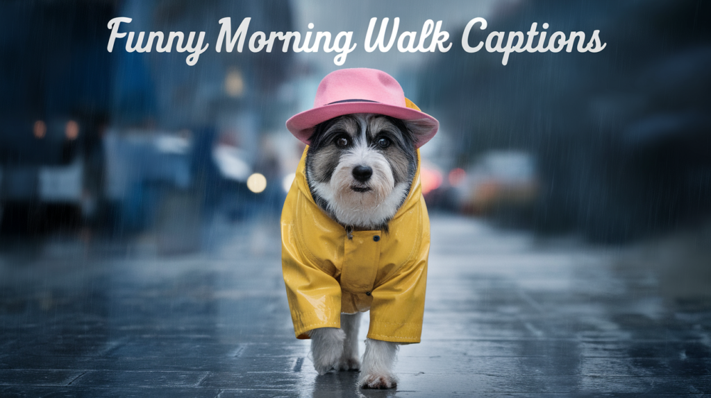 Funny Morning Walk Captions