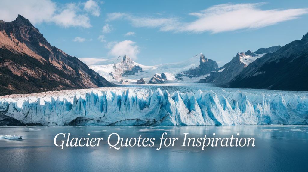 Glacier Quotes for Inspiration