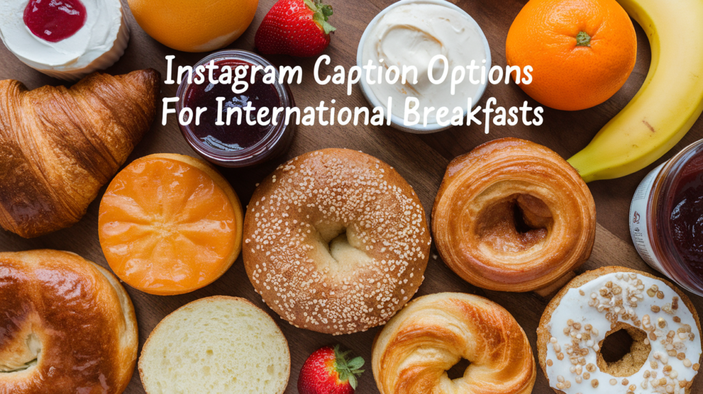 Instagram Caption Options for International Breakfasts