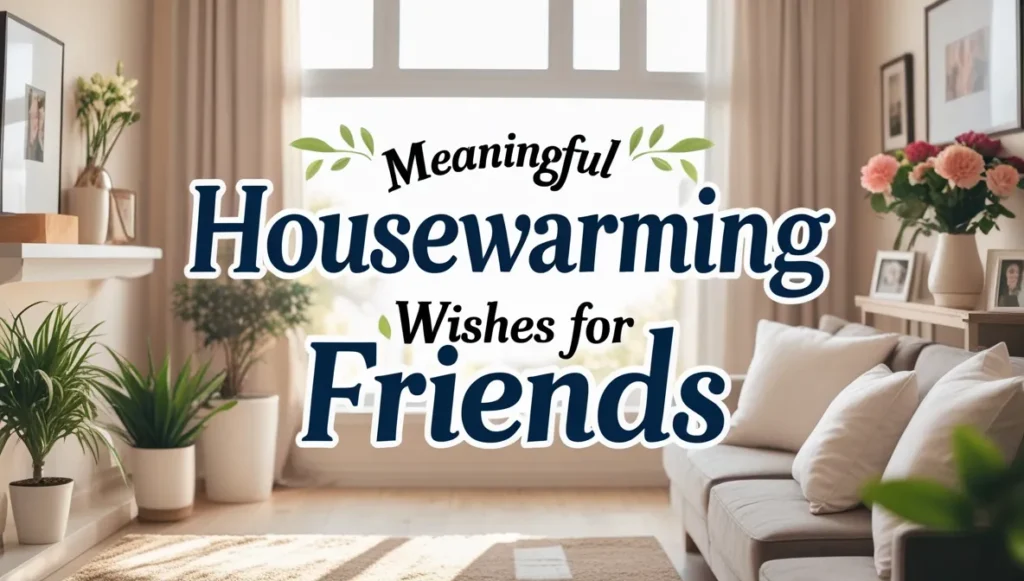 Meaningful Housewarming Wishes for Friends