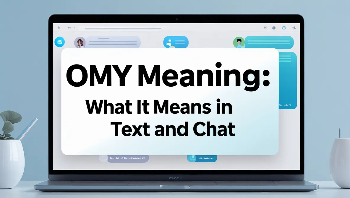 OMY Meaning: What It Means in Text and Chat