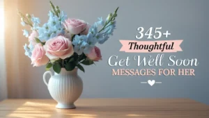 345+ Thoughtful Get Well Soon Messages for Her