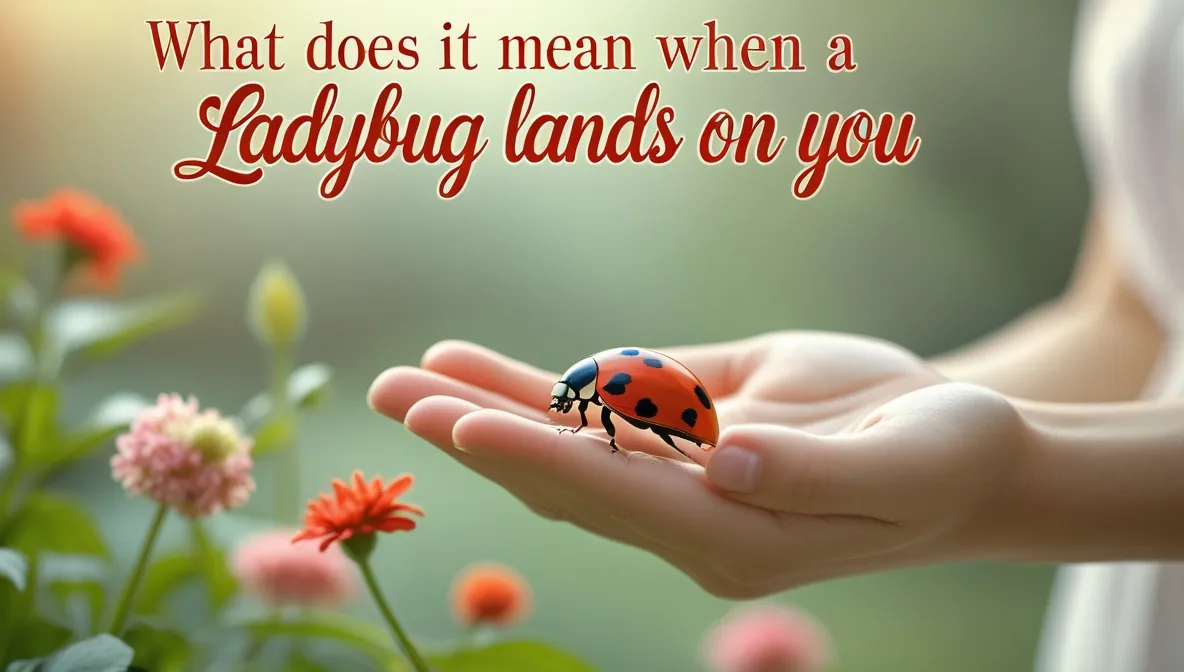 What Does It Mean When a Ladybug Lands on You
